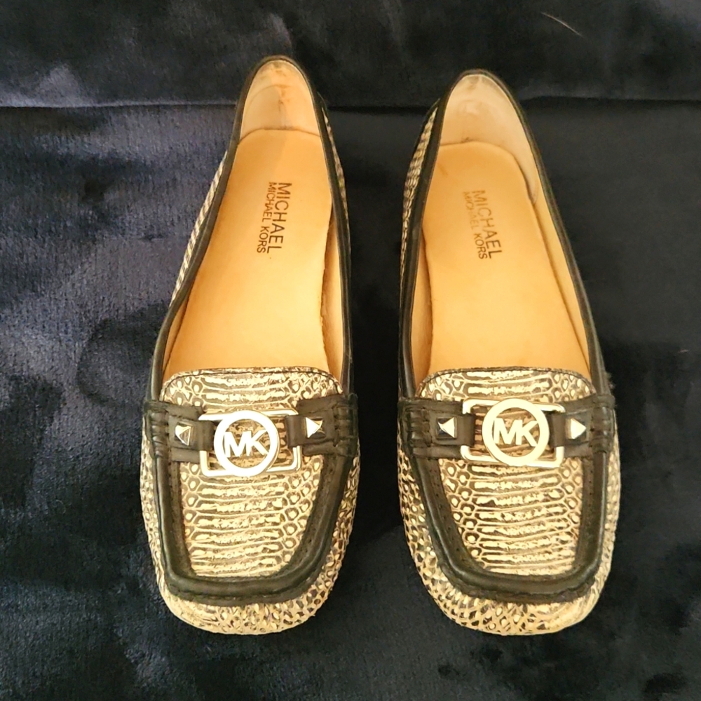 Michael Kors leather loafers size 8